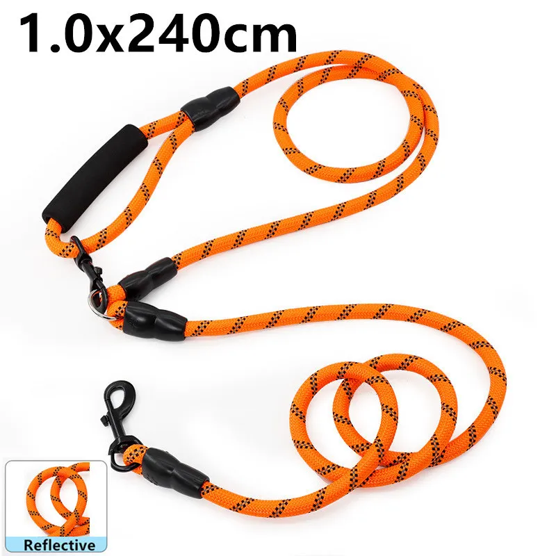 Dog harness Leash Harnesses Leads for Dogs Walking Slung Shoulder Hands Free Leashes Dog Chain Double-head Leash dogs walker 