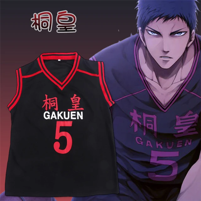 Disfraz de Anime Kuroko No Basuke, Jersey deportivo de equipo de baloncesto  escolar, también Gakuen, envío gratis - AliExpress