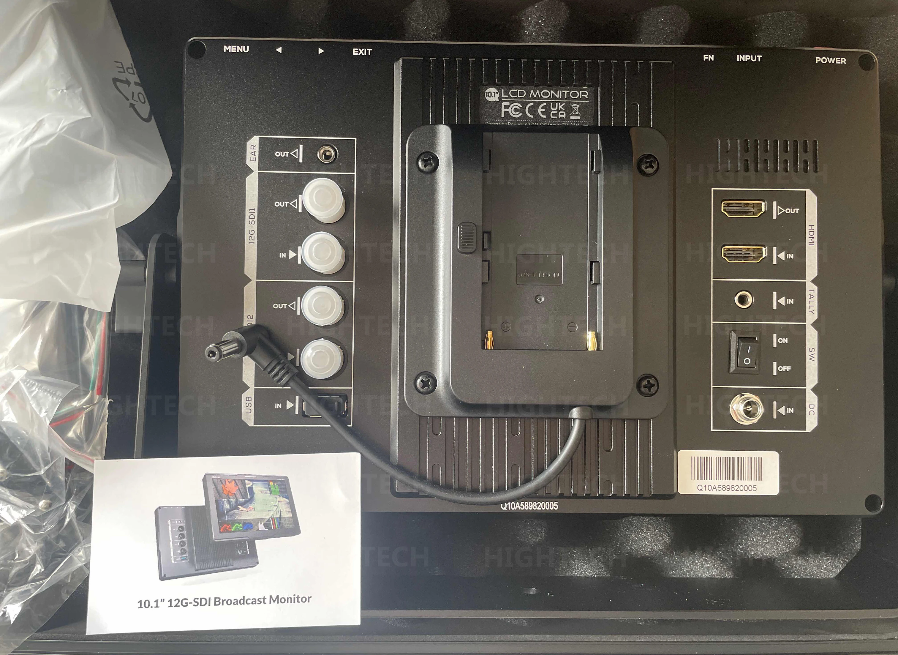 Q10 10.1inch 1500nits 4K HD 2.0 12G-SDI Ultra Brightness HDR 3D-LUT Multiview On