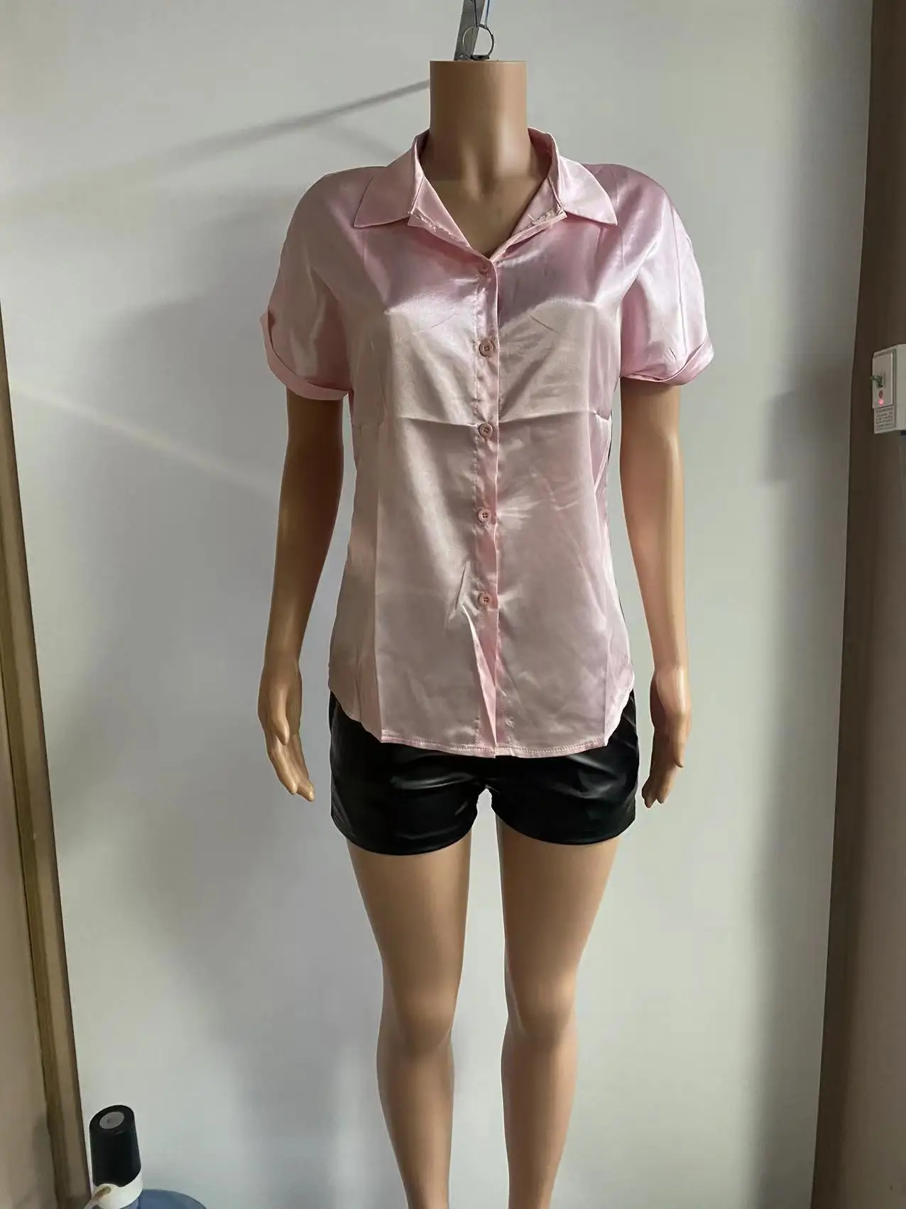 Casual Summer Blouse for Ladies with Batwing Sleeves