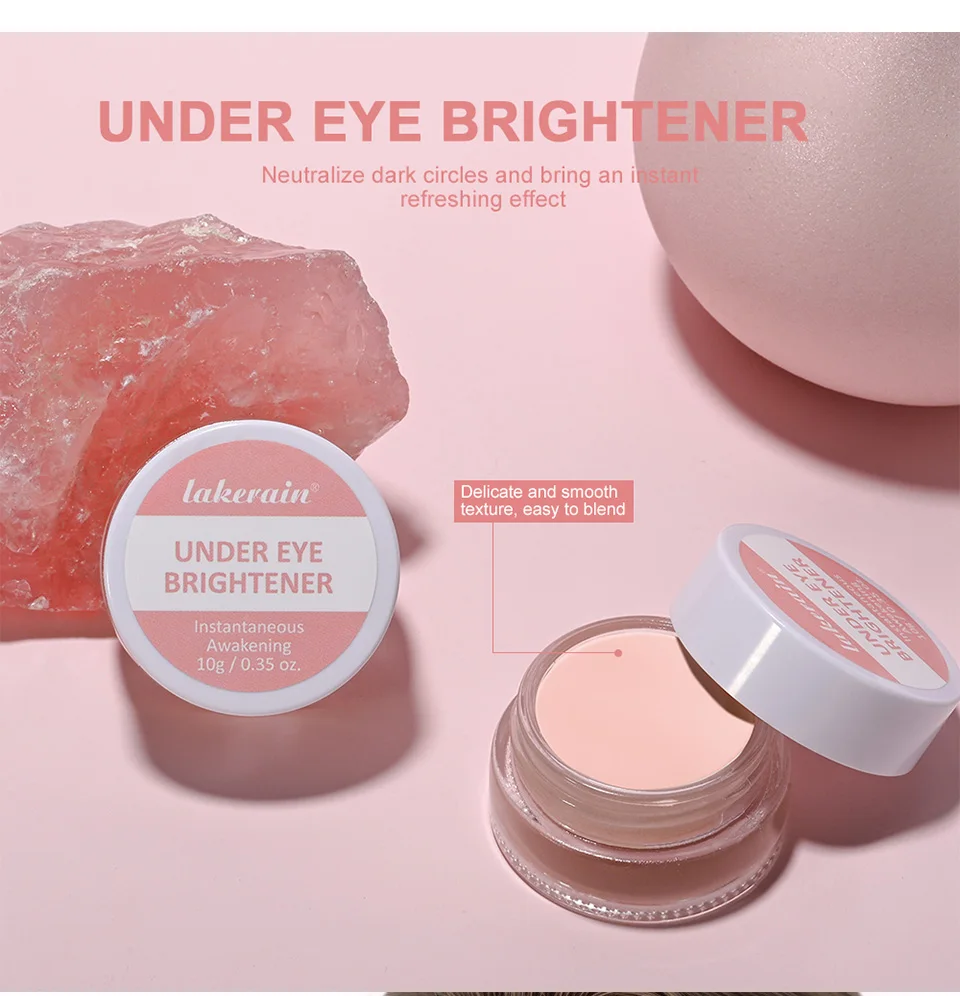 Description Picture 5 of itemHydrating Brightening Concealer For Under-Eyes Creamy Pink Contour Full Coverage Long Lasting Correcting Eye Dark Circles Makeup