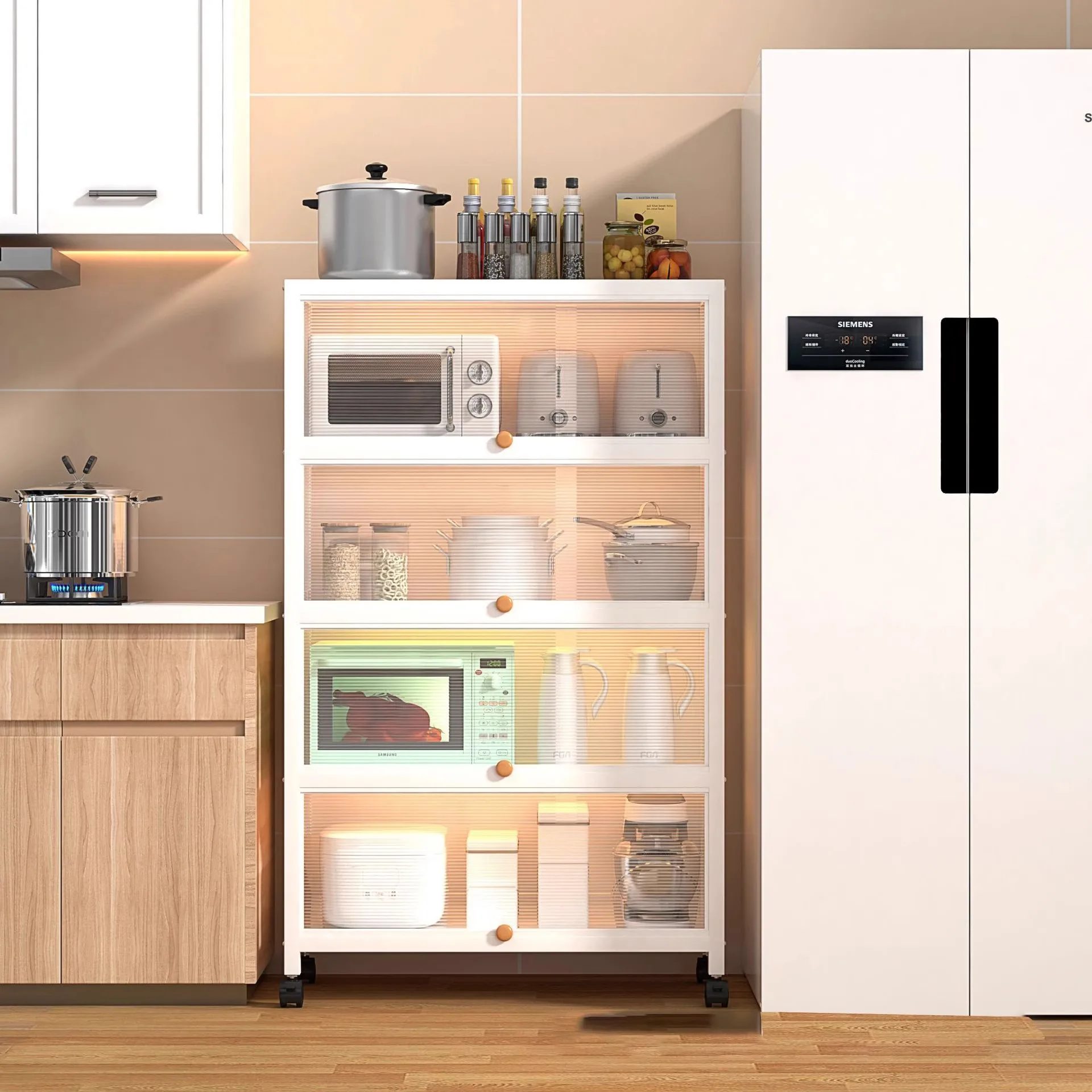 

Storage Kitchen Sidebords Living Room Drawers Modern Coffee Sidebords Luxury White Nordic Armario Cozinha Home Furniture ZT50SD