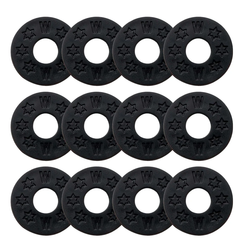 

12 pcs Guitar Strap Buckle Gasket Guitar Strap Button Gaskets Silicone Gaskets