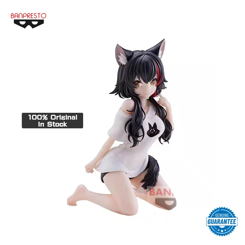 

100% Genuine Banpresto 13cm Anime HOLOLIVE Relax time Ookami Mio Sexy Figure Adult Doll Toy Gift Model Ornament Decor Wholesales