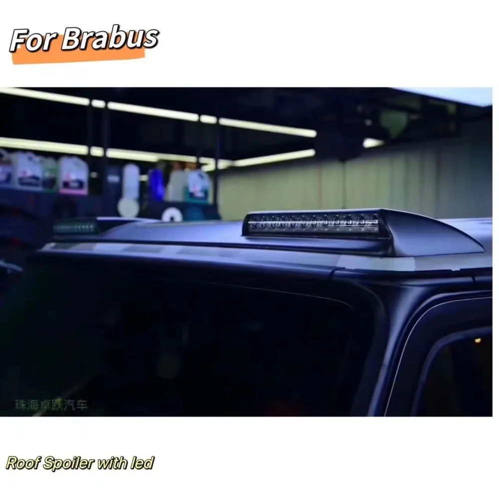 

MRD LED Carbon Roof Spoiler for Brabus W463 W464 for Mercedes Benz G Class G63 G500 G550 Roof Spoiler Carbon Fiber Made