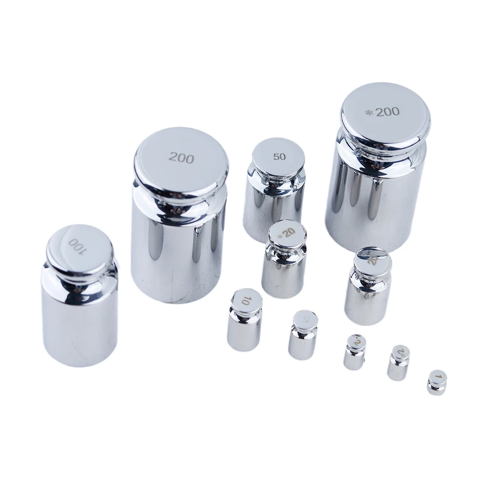 F1 Grade 23pcs 1mg-500g 304 Stainless Steel Digital Scale Calibration Weights Ki
