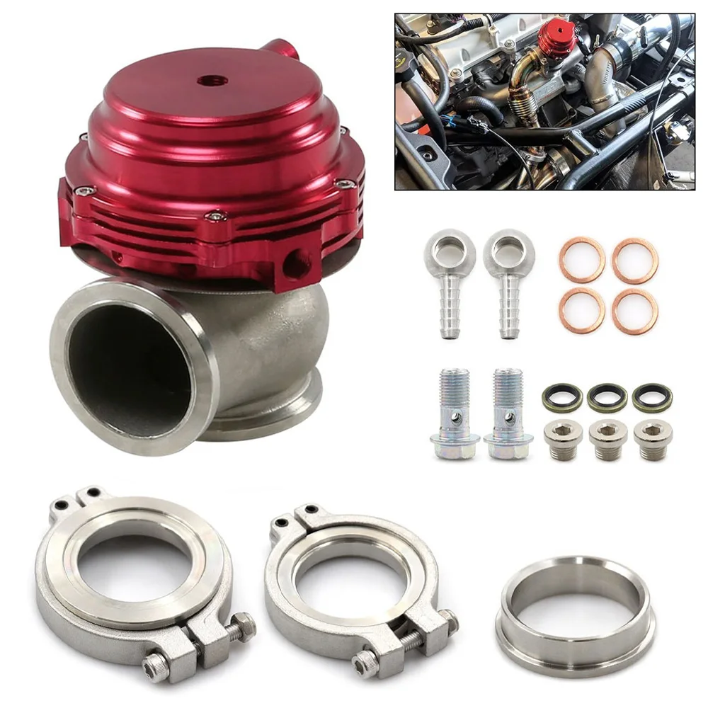 Cancello Per Rifiuti Turbo Flangiato V-Band Universale Da 38Mm Per Auto Per Collettore Turbo Supercharge Con Logo 38Mm Wastegate