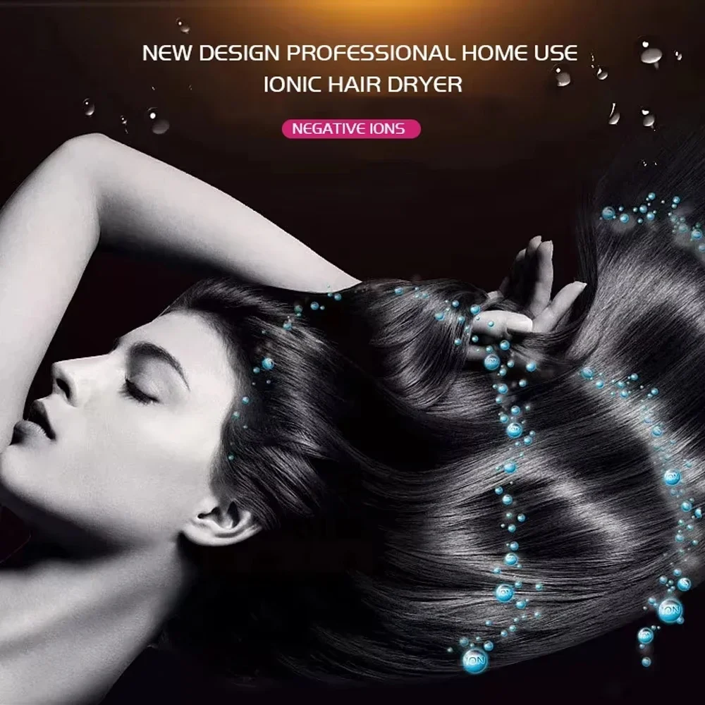 2500W Powerful Professional Hairdryer Hairdressing Salon Home Use Negative Ion Hairdryer Fast Drying  You deserve it! hair dryer 6