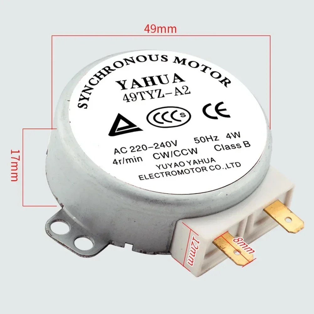 AC 220-240V 4W 50/60Hz CW/CCW Microwave Turntable Synchronous Motor TYJ50-8A7 For Air Blower 49TYZ-A2 Microwave Oven Tray Motor microwave oven spare parts