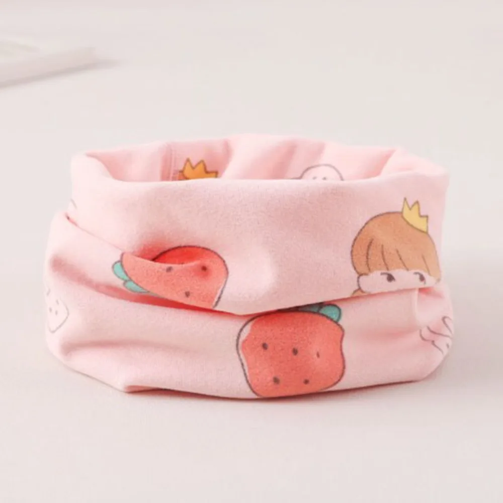 Soft and Skin Friendly 0-12years Winter Scarf Windproof Breathable Neckerchief Cute Scarf Warm Dacron