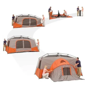 14' x 14' 11-Person Instant Cabin Tent with Private Room, 38.37 lbs 6