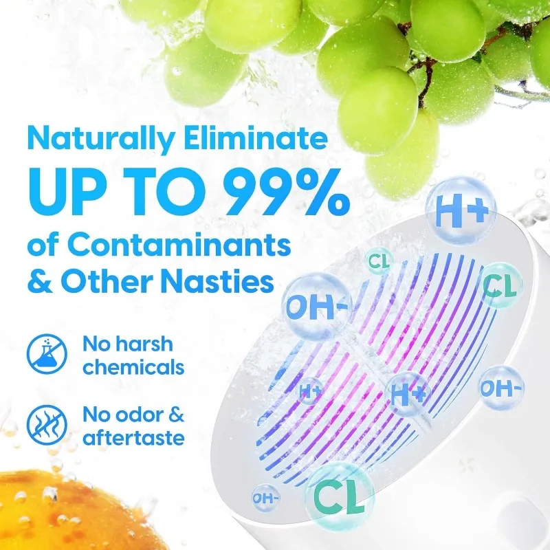 Fruit and Vegetable Washing Machine, 1-Year Warranty, Fruit Cleaner Device That Cleans Fresh Produce in Water, Waterproof Fruit 2