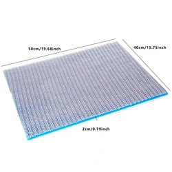 8 Layer Reusable Honeycomb Aquarium Filter Sponge Pad - Durable and Easy-to-Clean Bio Filter Media (40-50cm)