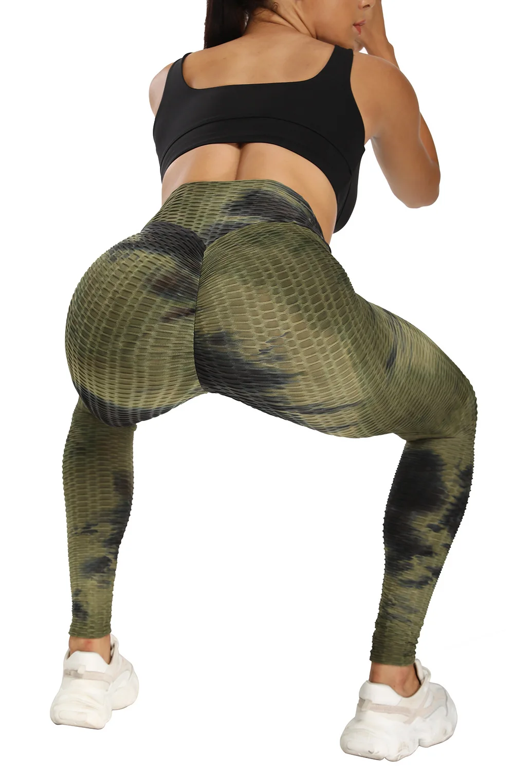 thermal leggings CHRLEISURE Anti Cellulite Tie Dye Leggings Women High Waist Push Up Fitness Pants Gym Sports Slim Fashion Casual Leggins Female lululemon leggings