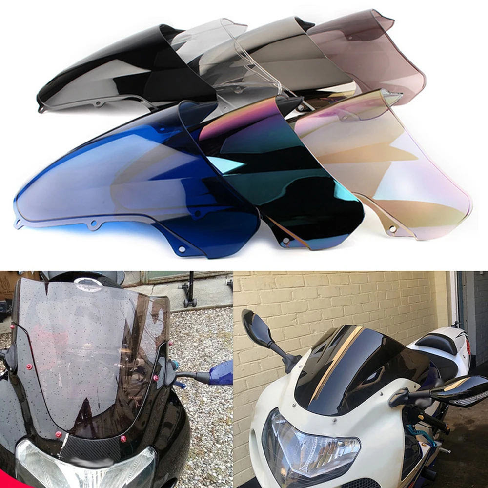 Double Bubble Windscreen For Suzuki GSXR600/750 (2011-2022 K11) - Tinted, Heavy Duty, 3-Month Warranty