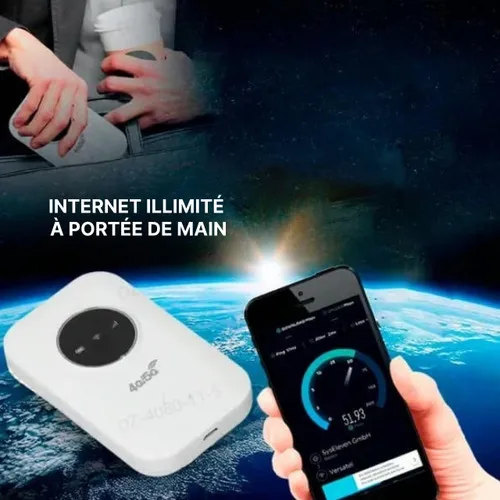 150Mbps 4G LTE Wireless Router 3600mAh with SIM Card Slot Wide Coverage 4G Sim Card Pocket WiFi Router Portable Wireless Modem - 2