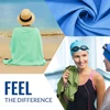 1-pcs Quick drying microfibre sports towel, lightweight and fast drying travel towel, ideal for camping, hiking, gym, yoga. 5