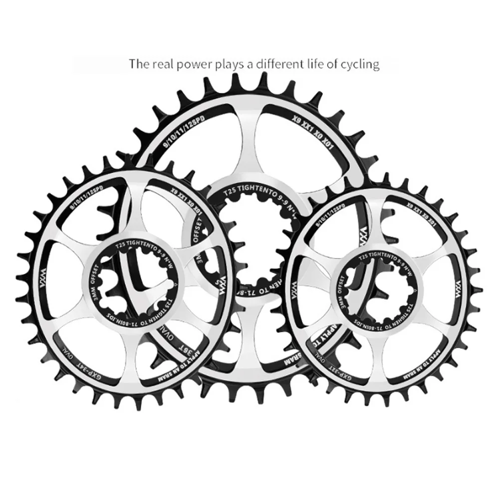 

Bike Sprocket Wheel Bicycle Positive and Negative Gear Disc 32T 34T 36T Mountain Bike Single Speed Oval Disk