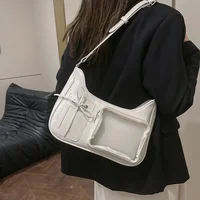 Y2k Harajuku Shoulder Bag Women Korean Transparent Ita Bag School Crossbody Bag Female Japanese Designer Preppy Handbag Purse - Image 3