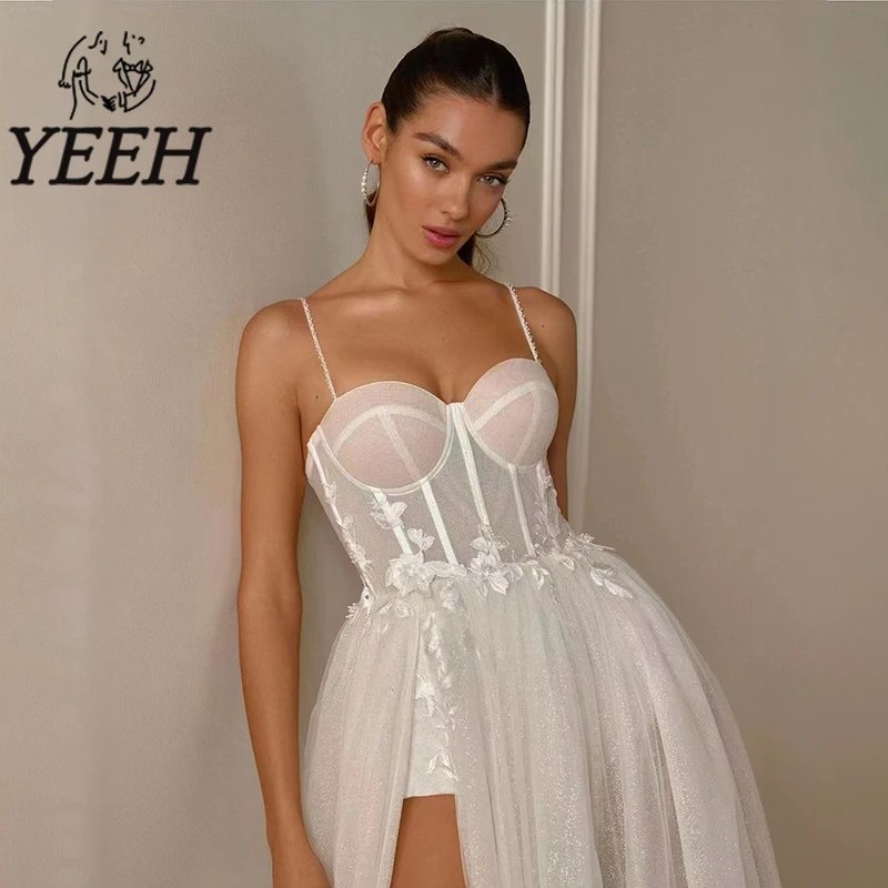 Рисунок 2 - Свадебное платье YEEH на бретельках с бисером