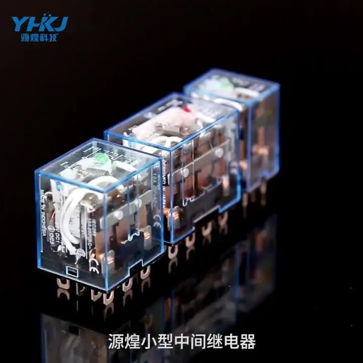 Relè Intermedio HH64P LY4NJ 10A Con Base 14 Pin - Per Circuiti AC/DC 12V-380V