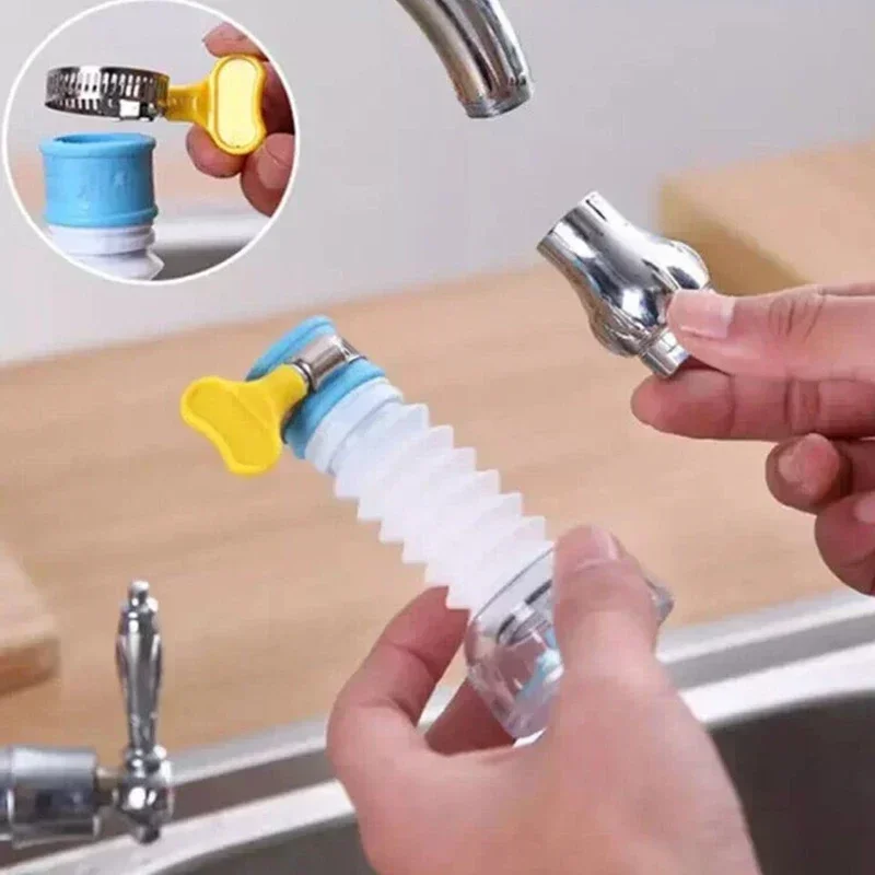 Universal 360 Rotation Faucet Bubbler Swivel Water Saving Economizer Head Shower Kitchen Faucet Nozzle Adapter Sink Accessories 4