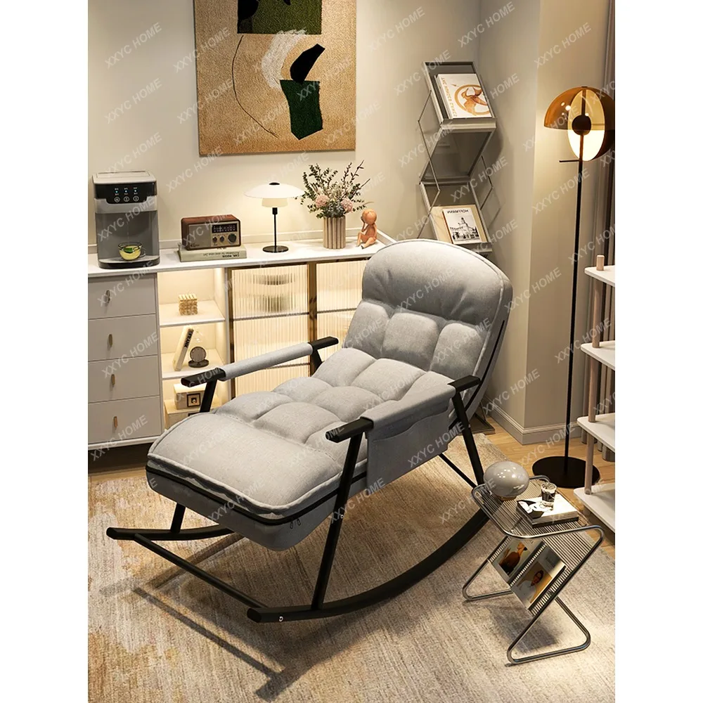 

Rocking Chair Lazy Sofa Balcony Home Leisure Chair Rocking Chair Recliner Living Room Reclining Can Be Couch