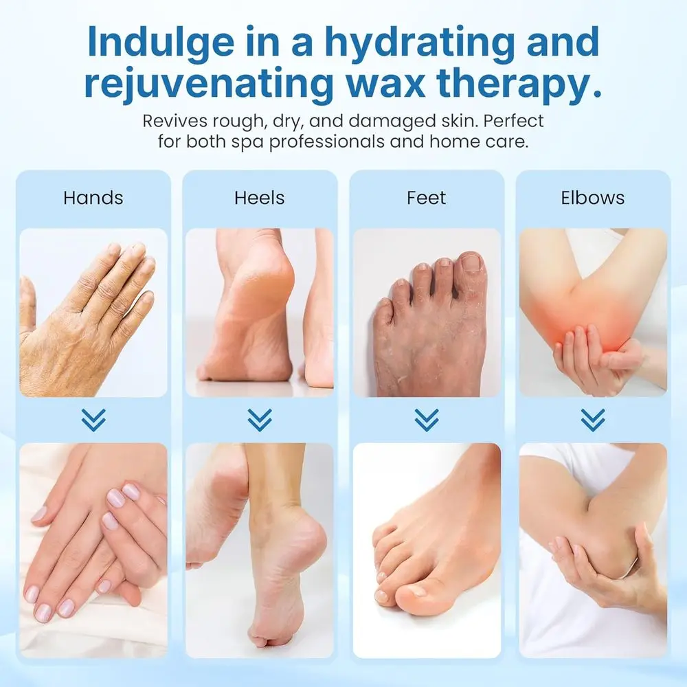 Large Capacity 4000ml Paraffin Wax Heater for Hand and Foot Moisturizing, Best Paraffin Wax Machine with Auto-timer & Keep Warm