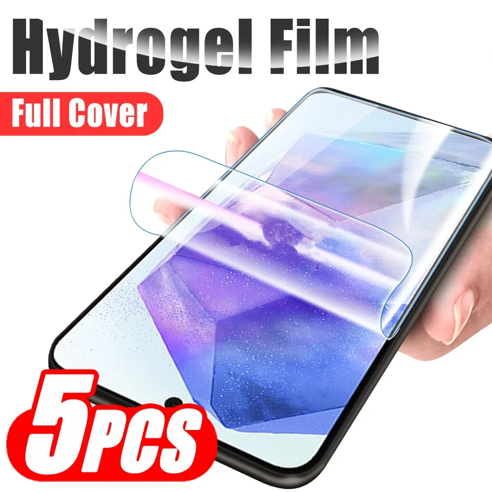 Premium Hydrogel Screen Protector Film - 5 Pack