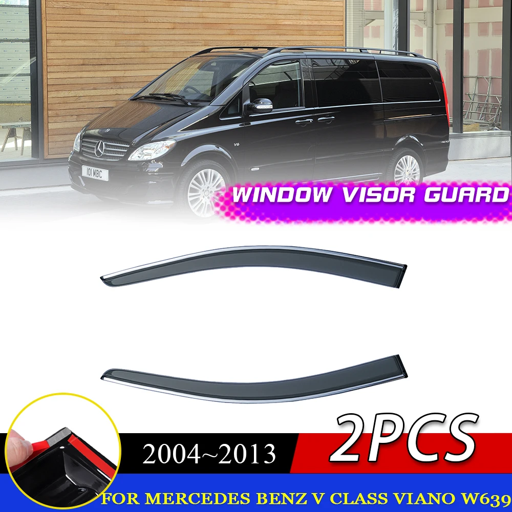 For Mercedes Benz V-class Viano Vito W447 W639 2003 Present Plastic Window  Visor Vent Shades Sun Rain Deflector Guard - Awnings & Shelters - AliExpress