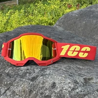 100 lunettes de Moto hommes lunettes de Motocross casque MX Moto Dirt Bike ATV Ski Sports de plein air verre Scooter Googles masque cyclisme 3