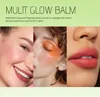 3 color Face Natural Blush Cream Matte Highlights Full color smooth and delicate easy to faint blush Blush rotating stick 2