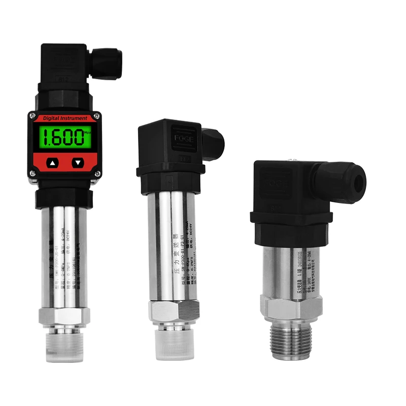 SWK-PC300 LCD PressureTransmitter 4-20ma 5V 10V Output Sensor Water Oil Gas -1-0-1000bar Pressure Measurment G1/4 Transducer pressure sensor