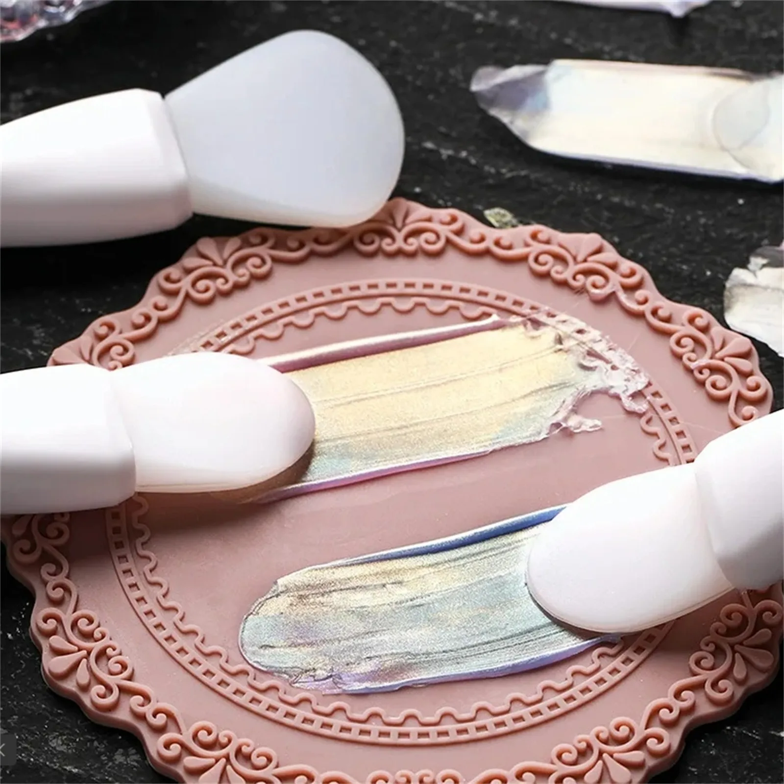 6 Styles Wax Seal Scraper Silicone Spoon Wax Lacquer Epoxy Resin Cleaning Spoon Multifunctional Sealing Cleaner Tools sellos