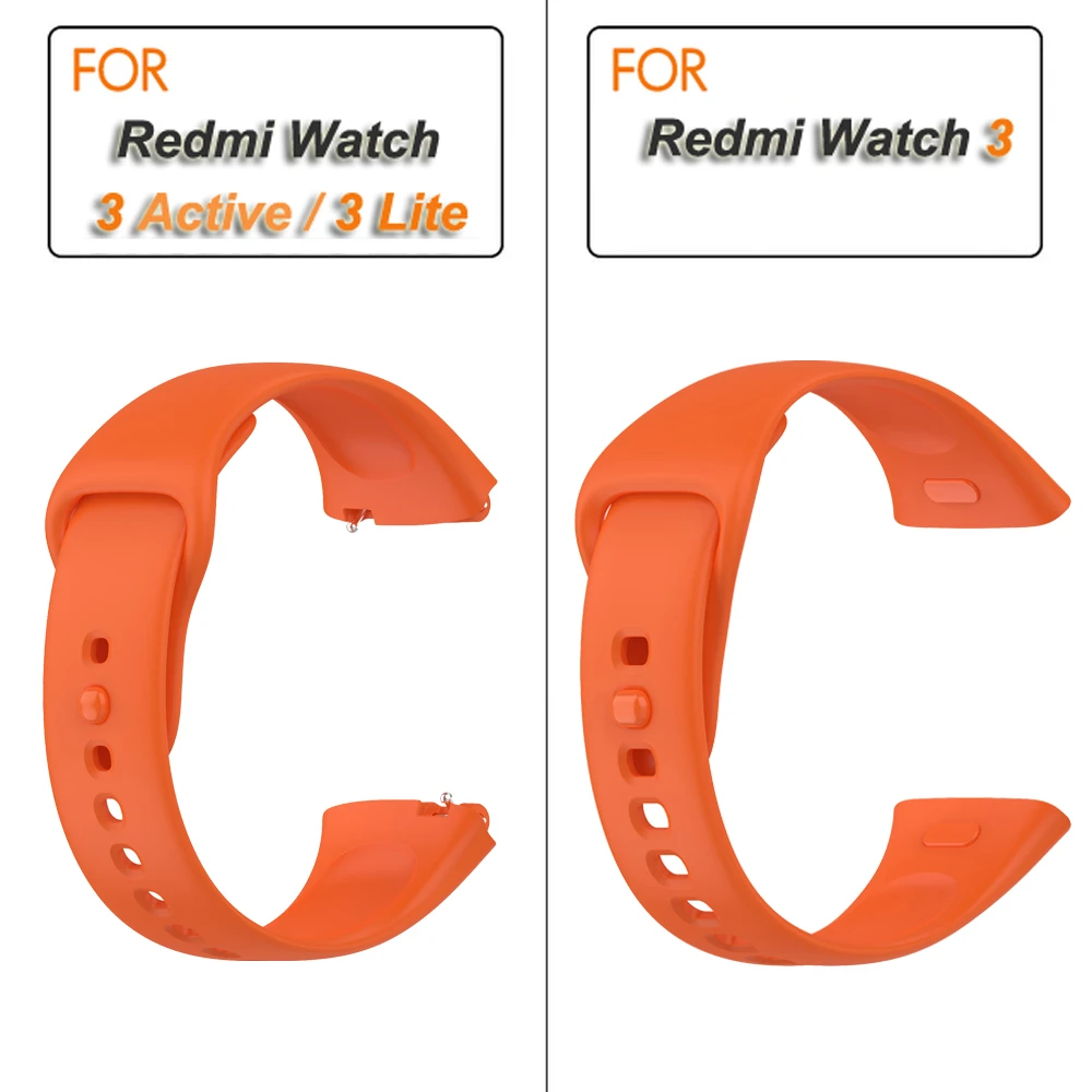Silicone Replacement Watch Strap for Xiaomi Redmi Watch 3 - Comfortable and Durable Bracelet