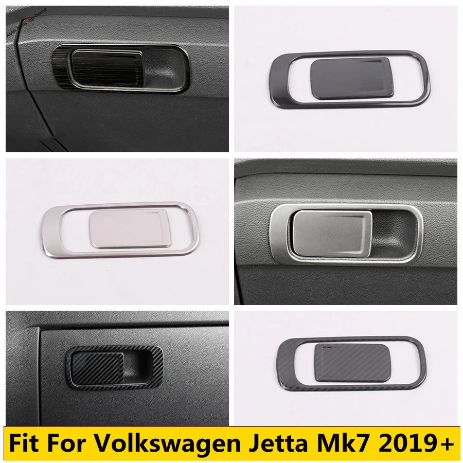 

Glove Box Handle Cover Copilot Storage Clasp Hand Bowl Sequins Sticker Fit For Volkswagen Jetta Mk7 2019 - 2022 Car Accessories