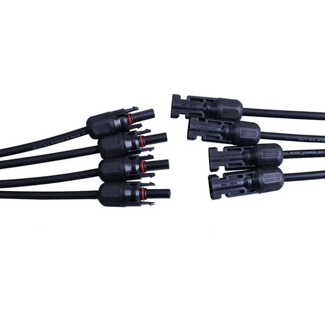 1/5/20/100 Sets DC PV Y Branch Photovoltaic Solar Connector 1000V 30A Male Female 3-Way 4-Way 5-Way Plug 1 To 2/3/4 Adapter 2