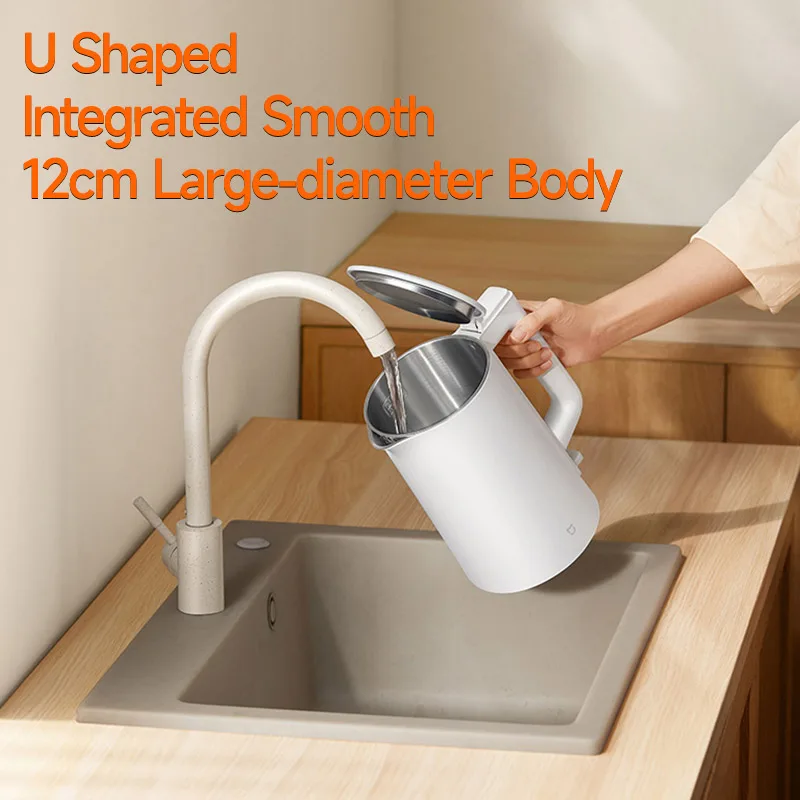 Xiaomi Electric Kettle N1 1500W 1.5L Double Layer Integrat Fast Boil Anti-dry Protect Temperature Control Water Tea Coffee Pot 6