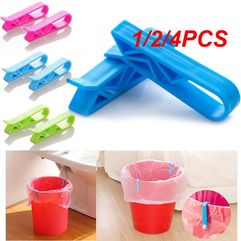 

1/2/4PCS Universal Trash Bag Fixed Clip Waste Basket Rubbish Bin Garbage Can Clamp