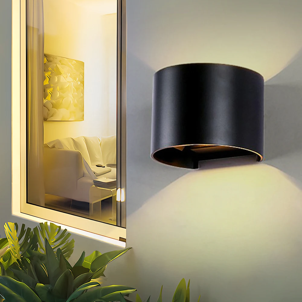 

Modern Minimalist Cylindrical Wall Lamp LED Waterproof Indoor Dimming Lamp Bedroom Bedside Staircase Lamp Balcony Decoration