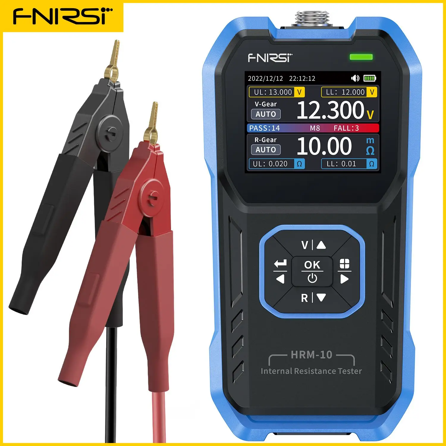 Resistance Tester HRM-10 Battery Voltage Internal Resistance Tester
