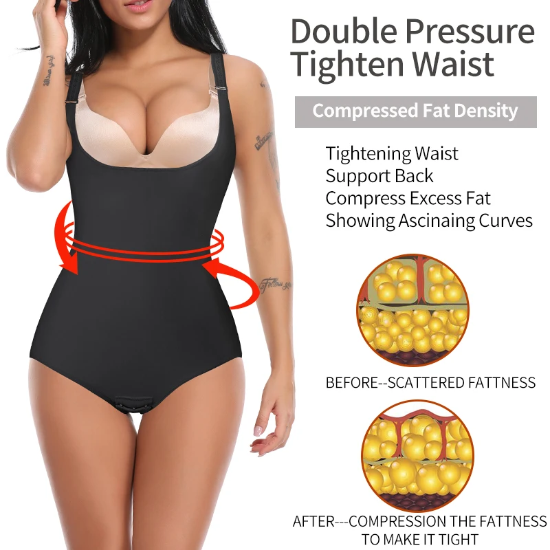 Underbust Bodysuit Shapewear Women Seamless Full Body Shaper Slimming Waist Tummy Control Underwear Flat Belly Smooth Corset waist trainer women body shaper sexy bodysuit