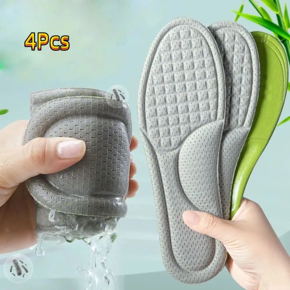 

2pair Soft Memory Foam Insoles for Shoes Men Women Deodorant Absorb-Sweat Massage Sport Insole Feet Orthopedic Shoe Sole Running