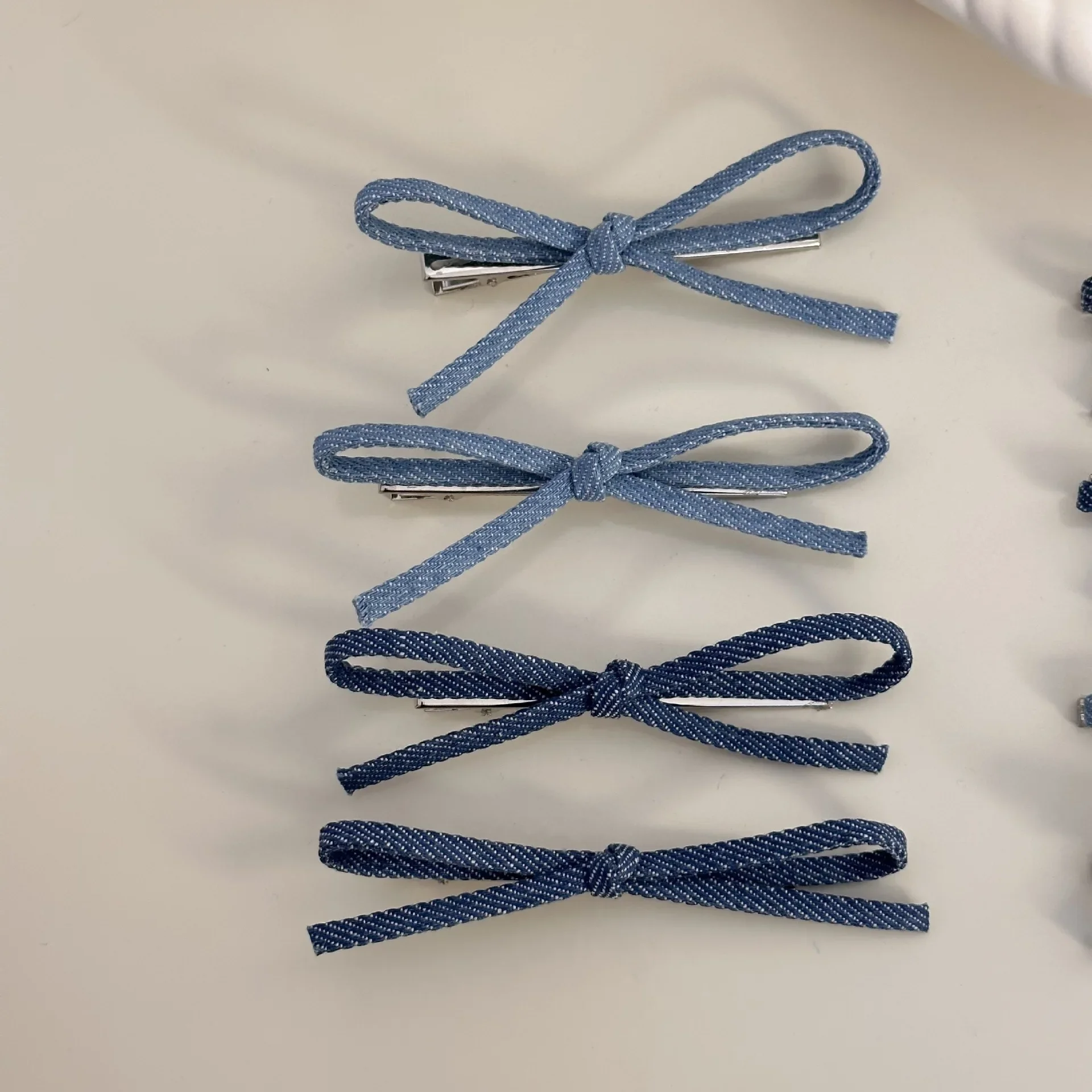 Hair clips for girls women pin accessories korean bows ribbon barrette vintage trendy leading fashion kpop fairy Designer