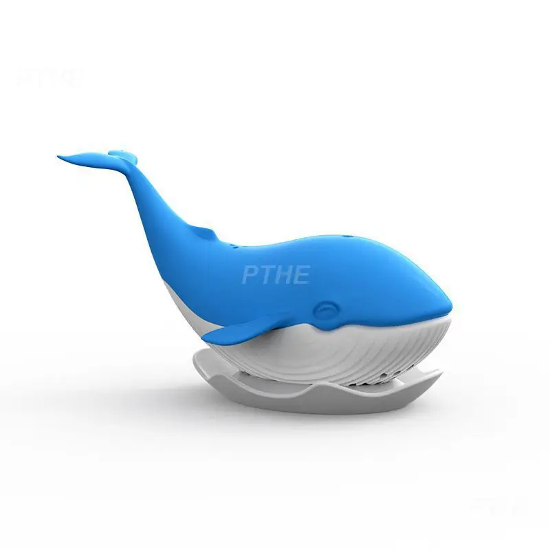 Tea Infuser Herbal Tea Infuser Fun Loose Tea Leaf Strainer Whale Shaped Silicone Filter