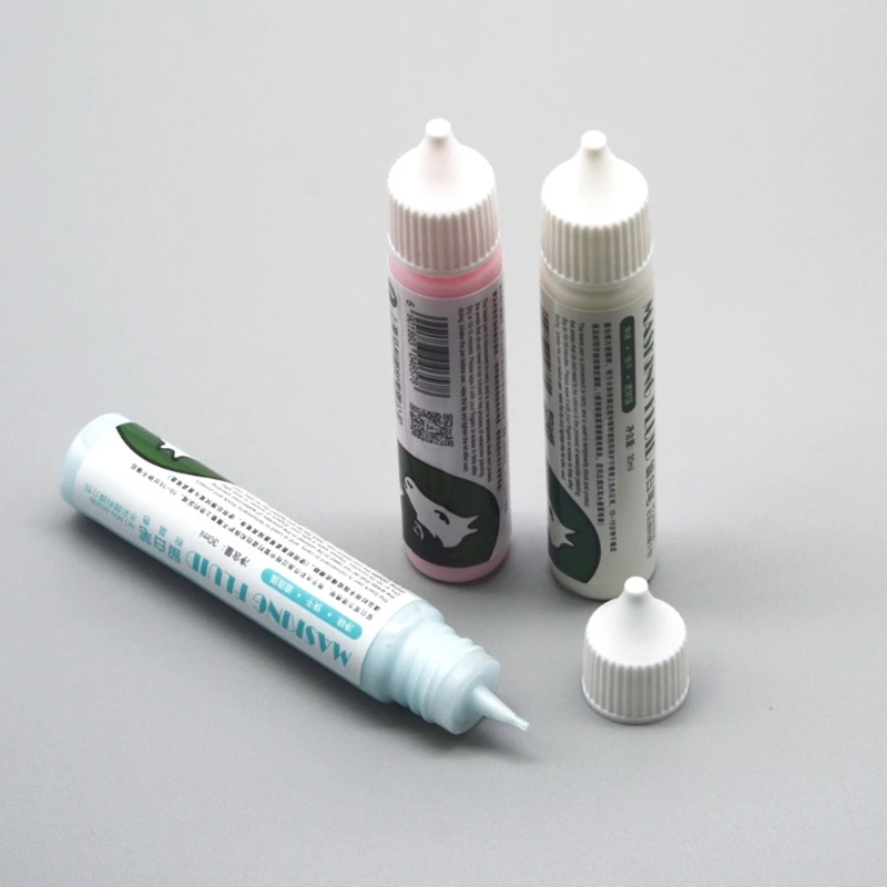 Art Masking Fluid Quickly Art Masking Fluid for Ink Watercolor Red Blue