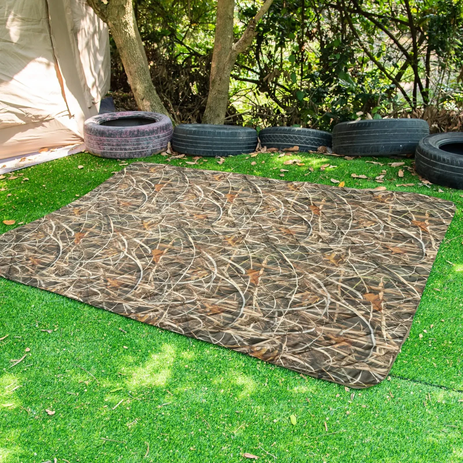 Outdoor Camo Black Bed Gears Poncho Camping Winter Warm Waterproof Blanket Liner Picnic Warm Lightweight Beach Mat Kits