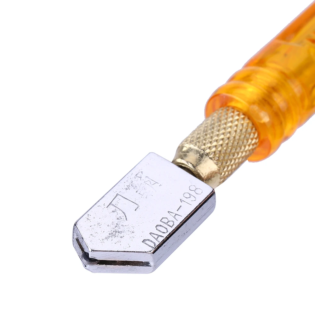 Glass Cutter Tile Glass Cutter 1pc 168mm Diamond Glass Cutter for 3-12mm DIY Tile Mirror Craft Cutting