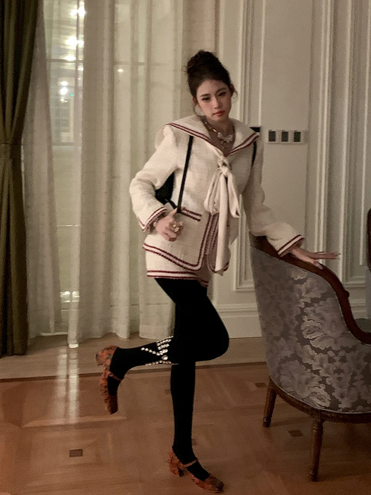 Bow Rhinestone Belly Contracting Hip Lifting Pressure Slimming Autumn and Winter Thermal Pantyhose Women