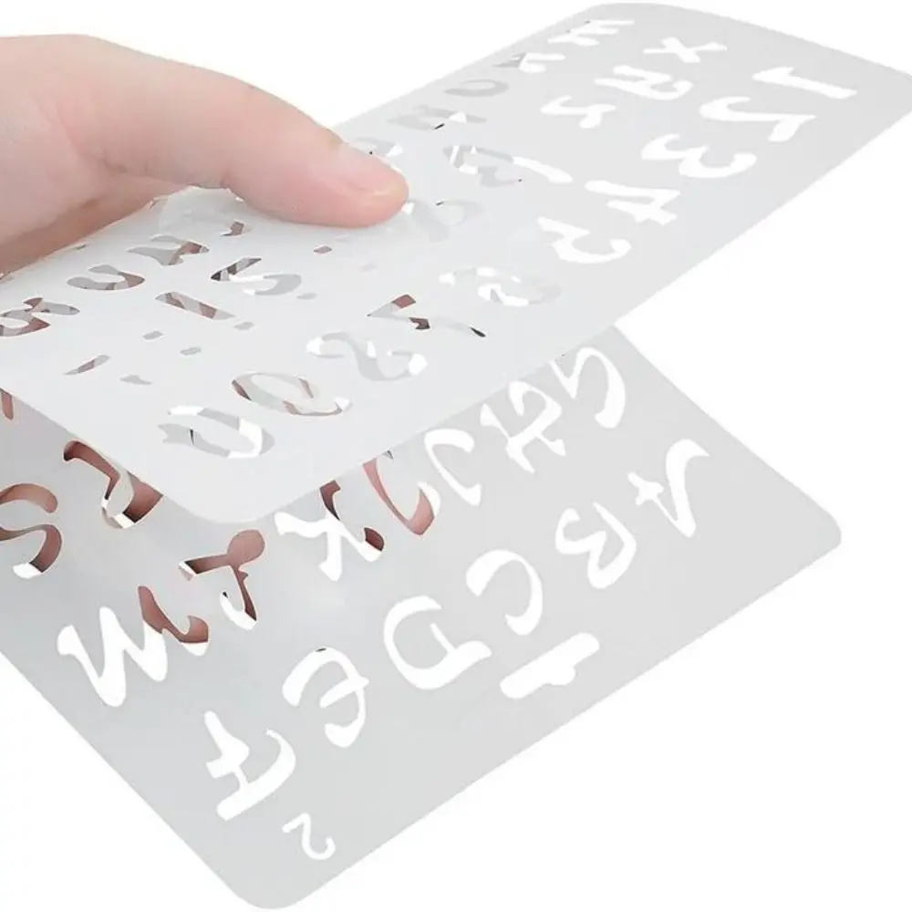 Reusable Face Paint Templates Hand Painting Hollowed DIY Body Art Paint Stencils Decorative Easily Use Tattoos Makeup Tools